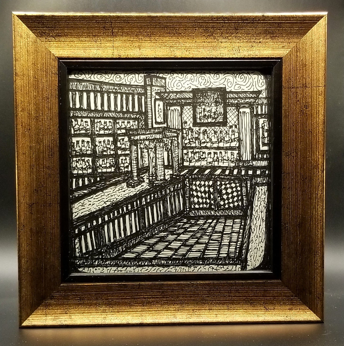 Maggiano's Bar Sketch