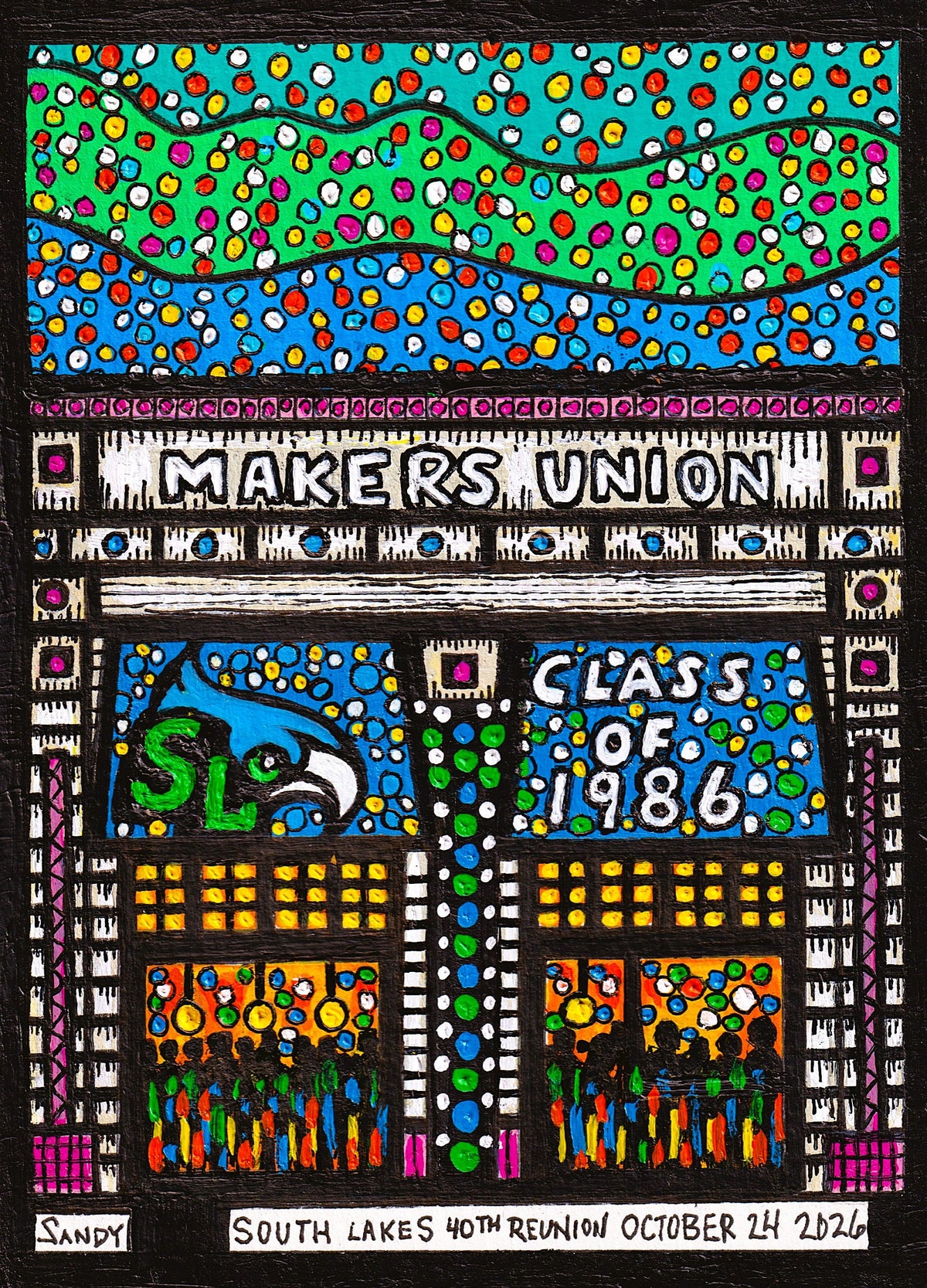 South Lakes HS 40th Reunion Event Souvenir Print
