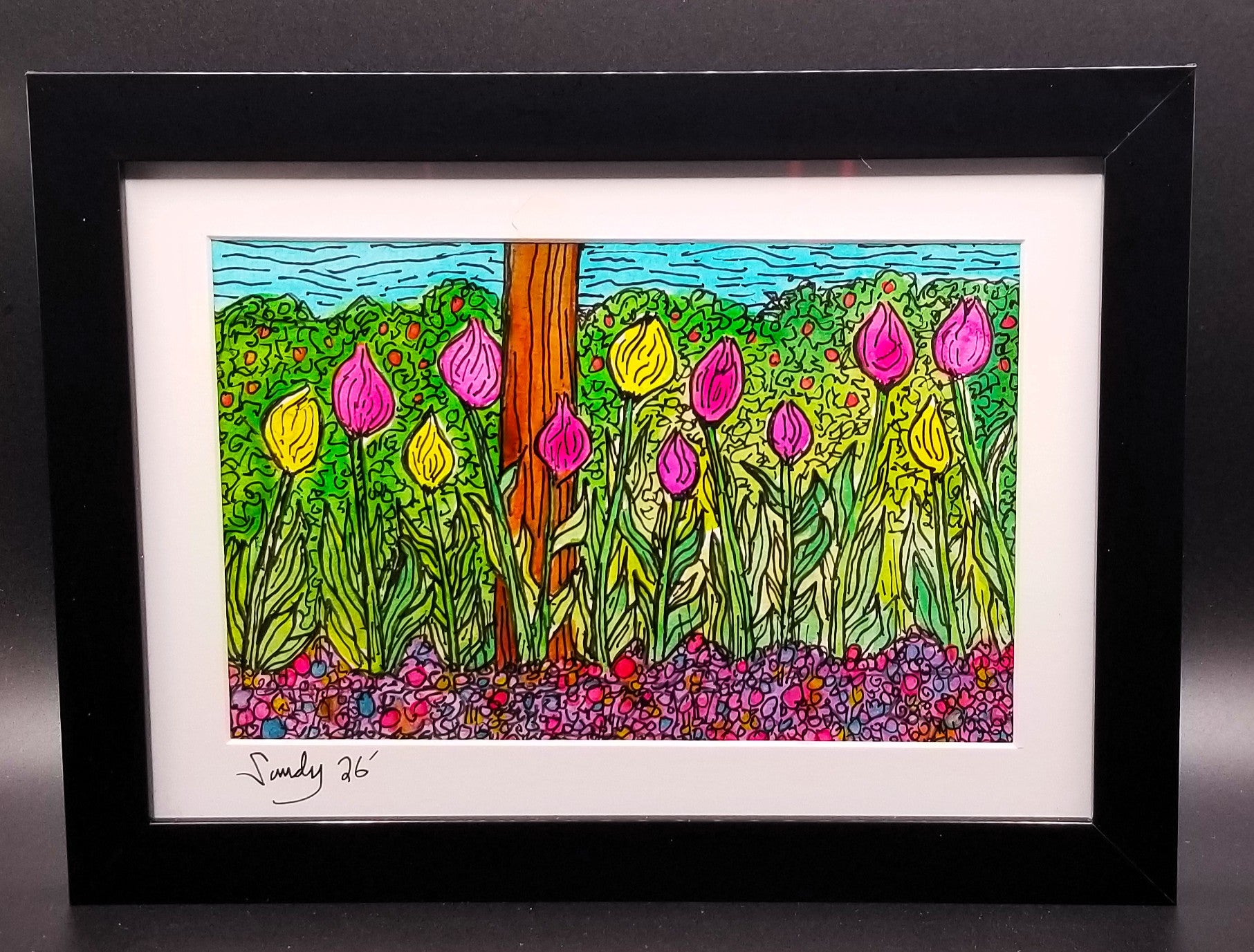 Spring Tulips in Bloom
